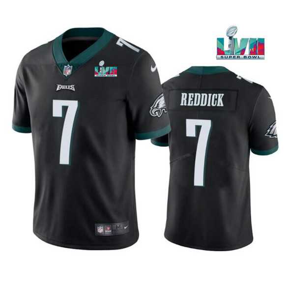 Men & Women & Youth Philadelphia Eagles #7 Haason Reddick Black Super Bowl LVII Patch Vapor Untouchable Limited Stitched Jersey->philadelphia eagles->NFL Jersey